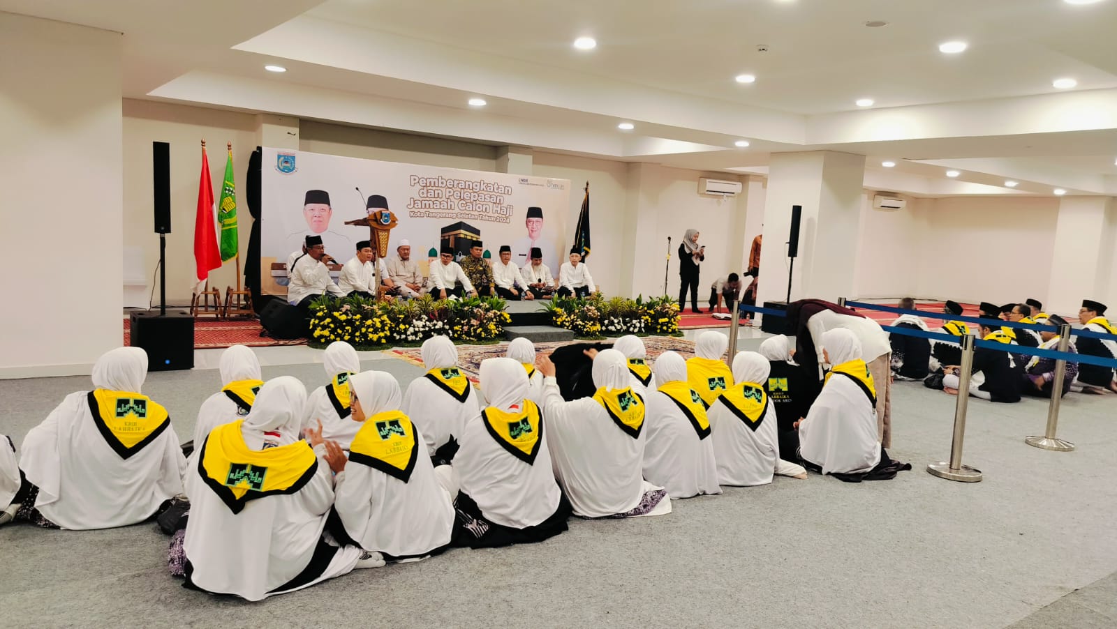 Kloter 64 JKG, Kloter Terakhir Jemaah Haji Tangsel Dilepas