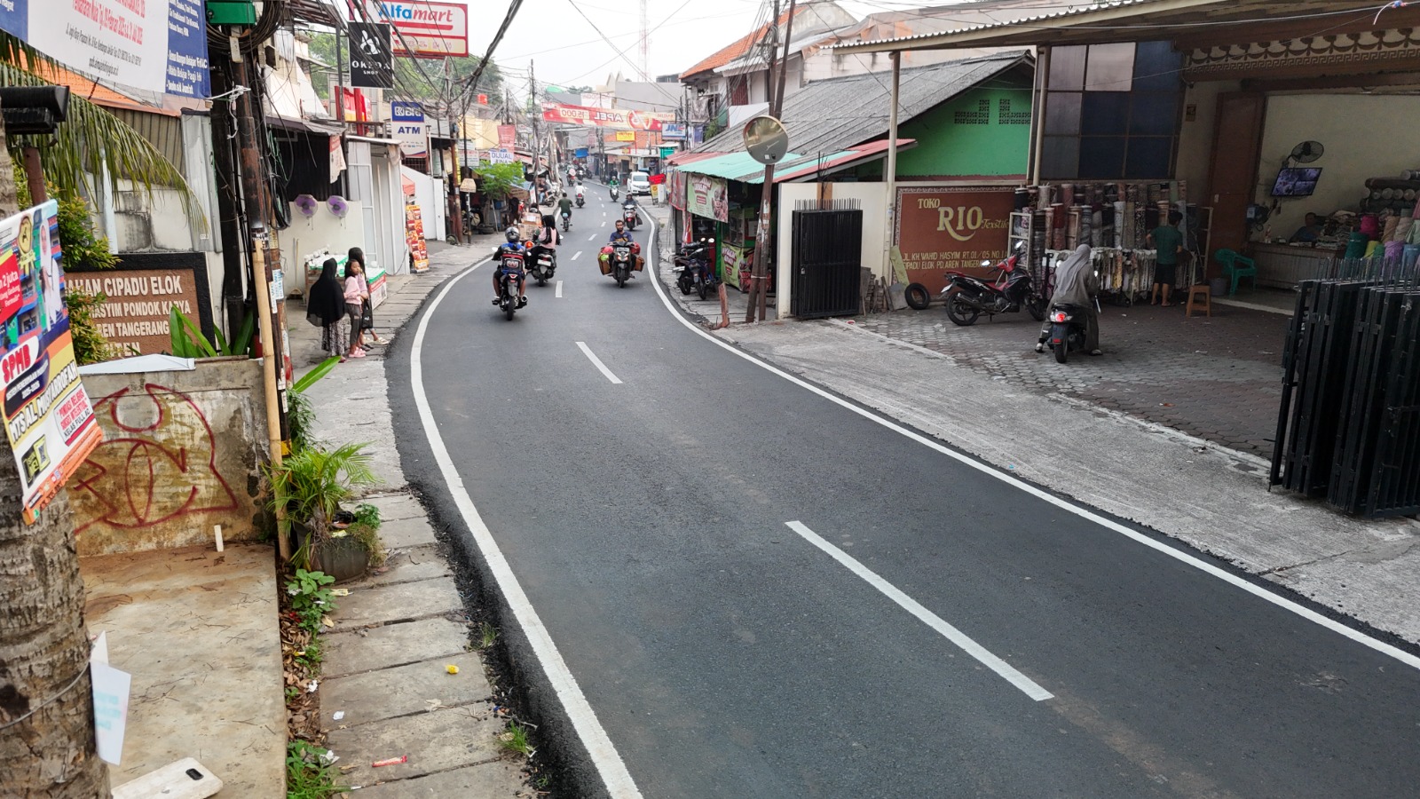 Pemkot Tangsel Telah Selesaikan Perbaikan Jalan KH Wahid Hasyim Pondok Aren