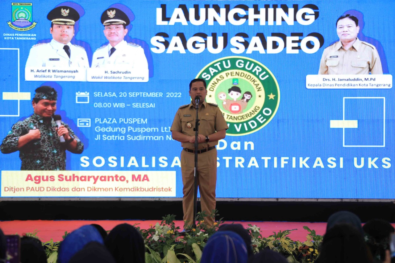 Wali Kota Tangerang H. Arief R. Wismansyah hadir dalam peluncuran Program Sagu Sadeo. Foto : Istimewa