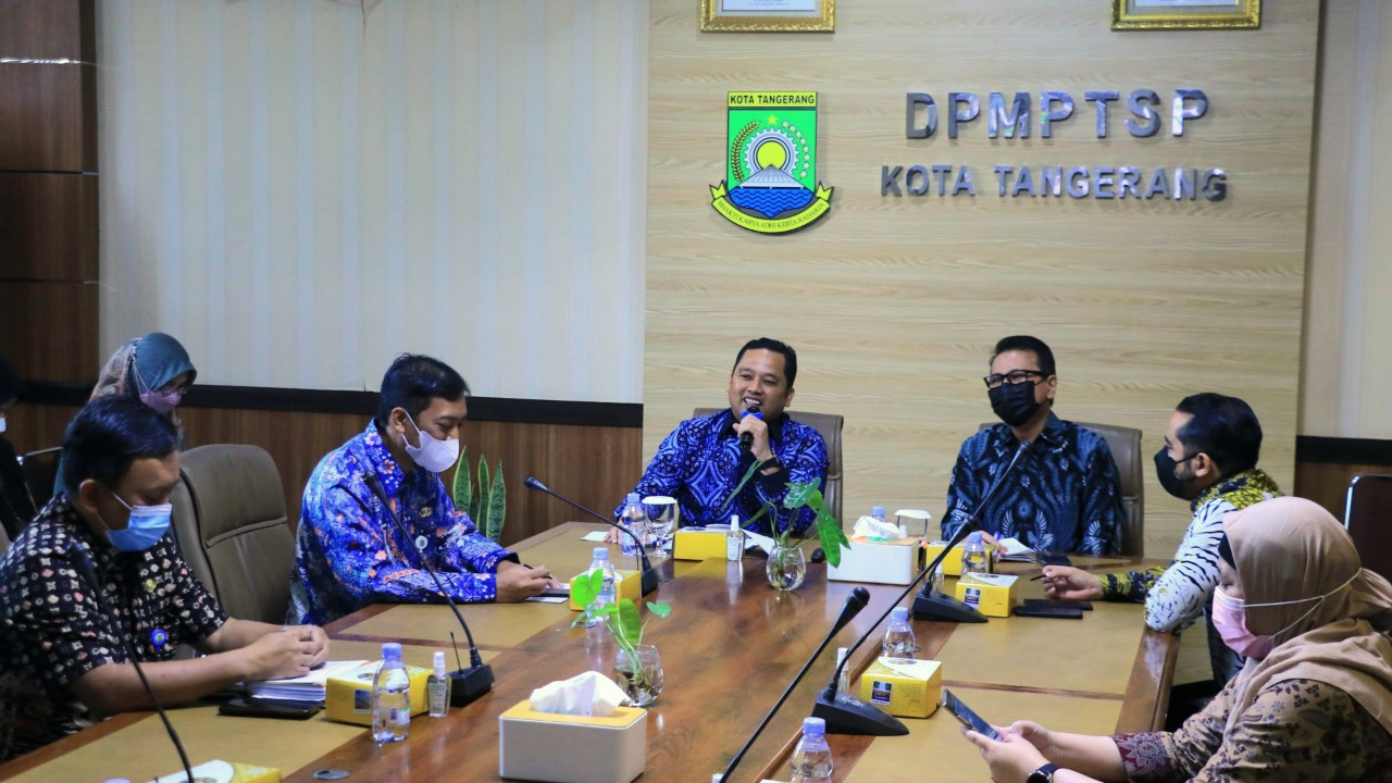 Masuk 8 Besar Nomine Pelayanan Perizinan Sangat Baik, Kota Tangerang Dikunjungi Tim BKPM RI